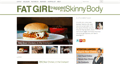 Desktop Screenshot of fatgirltrappedinaskinnybody.com