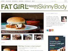 Tablet Screenshot of fatgirltrappedinaskinnybody.com